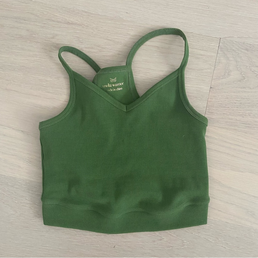 Uwila Warrior braless ribbed cotton tank